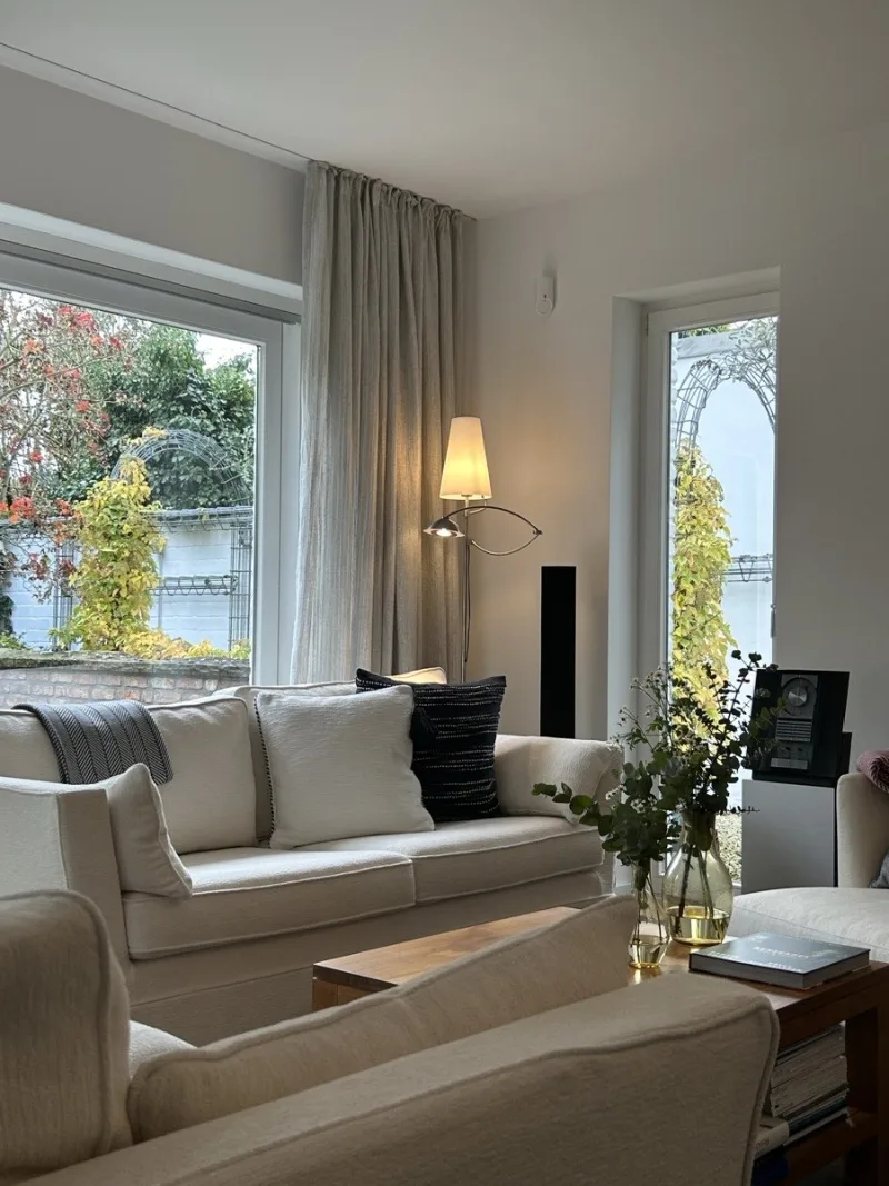 Floor-to-Ceiling Linen Curtains