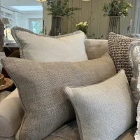 Cushion Lucy Dark Natural image 2